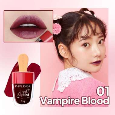 IMPLORA CHEEK AND LIP TINT 01 VAMPIRE BLOOD