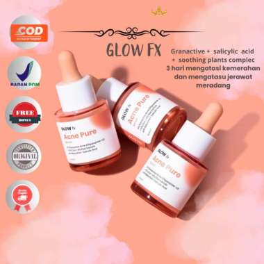 GLOW FX Acne Pure Serum - Serum Untuk Jerawat Meradang Glow FX