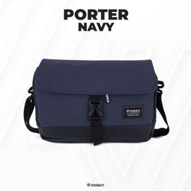 THOBACH-SLING BAG WATERPROOF PORTER TAS SELEMPANG PREMIUM PRIA WANITA Navy