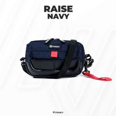 THOBACH - TAS SELEMPANG PRIA SLING BAG RAISE Pouch Bag Pria Waist Bag Pria Crossbody Pria Navy