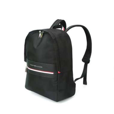 TOMMY HILFIGER Small Backpack Bag Ultra-Light Tas Ransel Ringan Casual Black