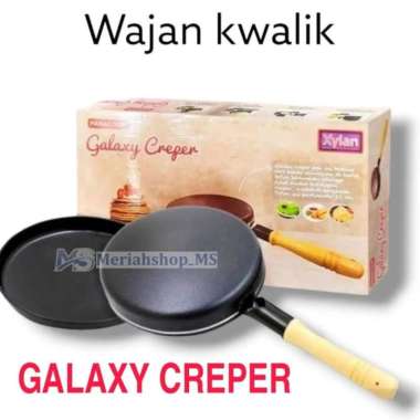GALAXY CREPER PAN WAJAN KWALIK TERBALIK TEFLON PEMBUAT KULIT LUMPIA Q2 CREPER