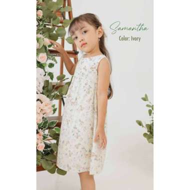 Harlowkids Samantha Dress Anak Perempuan XL Vol1 , Ivory