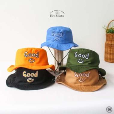 Jocoproduction - Topi Fashion Anak Unisex Laki Laki Perempuan Topi BUCKET Hat Anak Batita Cewek Cowo