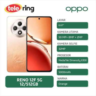HP OPPO CPH2637 RENO 12F 5G 12/512GB ORANGE
