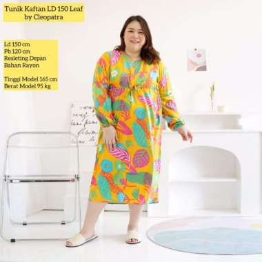 Homedress Kaftan Rayon Premium Daster Super Jumbo Ld 150 Tebal Adem