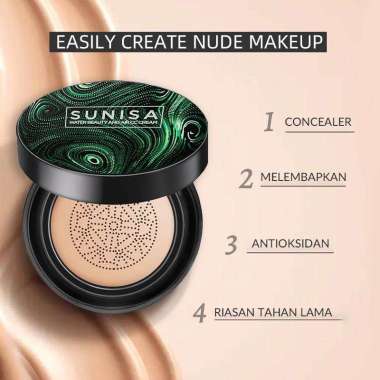 NEW SUNISA CUSHION ORIGINAL FOUNDATION WATERPROOF ORIGINAL