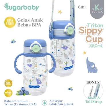 Sugar Baby Tritan Sippy Cup K Series 350mL Nature Series 270mL 320mL Botol Minum Bayi Bebas BPA N-Se
