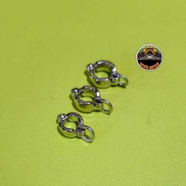 RING BORGOL KAKI BURUNG PARROT FALK SUN CONURE 10 mm