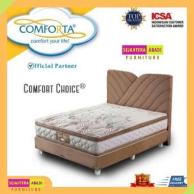 springbed, kasur comforta pocket latex comfort choice murah FULLSET 200 x 200