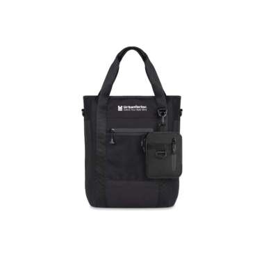 BSND Tas Ransel Tote Bag 3 in 1 Laptop Pria Urban Factor - Malva Tote Bag only Full Black