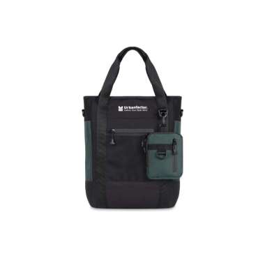 BSND Tas Ransel Tote Bag 3 in 1 Laptop Pria Urban Factor - Malva Tote Bag only Black Green