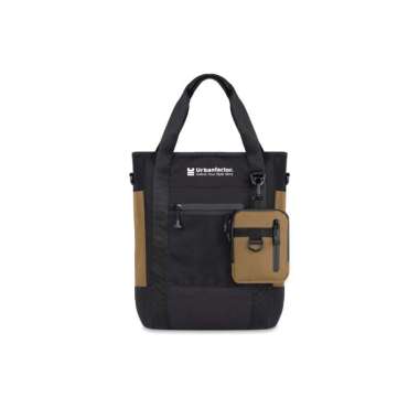 BSND Tas Ransel Tote Bag 3 in 1 Laptop Pria Urban Factor - Malva Tote Bag only Black Gold