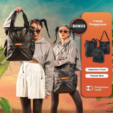 BSND Tote bag ransel urban factor - GAIA Backpack laptop Pria Unisex