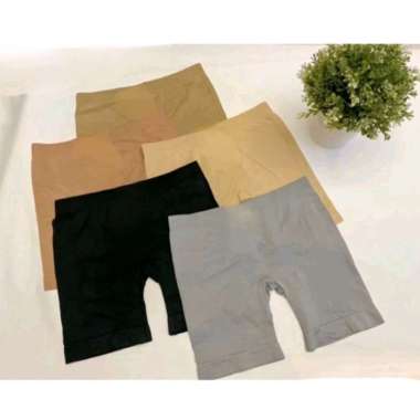 Aily Celana Stretch Wanita / Inner / Short Wanita Bahan Rajut A60 cokelat