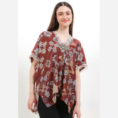 LUIRE by Raden Sirait Blouse Cardinarasti Wanita Semua Ukuran Brown