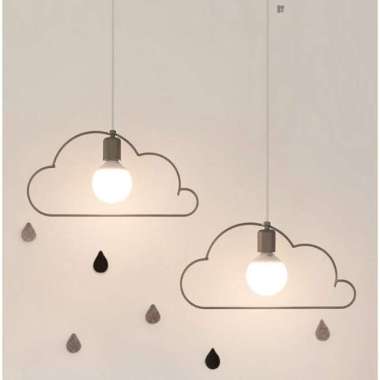 Lampu Gantung Kamar Anak / Lampu Scandinavian / Cloud Lamp (PO54)