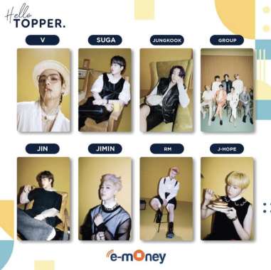 Kartu E-Money Butter BTS Photocard | eMoney Mandiri eToll BangTan Kpop Jimin