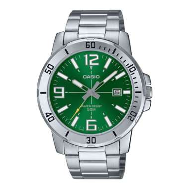 CASIO ORIGINAL - CASIO MTP-VD01D-3BVUDF - JAM PRIA NG - STAINLESS CASIO MTP-VD01D-3B MTP VD01D 3B VD