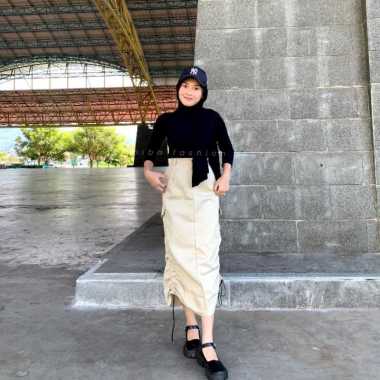 Cargo skirt / Cargo pocket skirt / Rok Kargo / Rok serut / Rok cargo serut / Rok korean Style Rafiel
