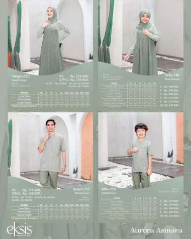 Sarimbit Seply 2024 Eksis 243 Pastel Green Meyra 223 Kaseo 212 GAMIS S