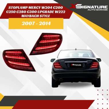 STOPLAMP MERCY W204 C200 C250 C280 C300 UPGRADE W222 MAYBACH STYLE