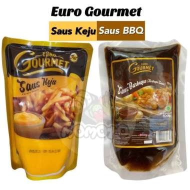 Euro Gourmet Saus Keju Cheese Sauce / Saos BBQ Barbeque Sauce EG Saus Keju