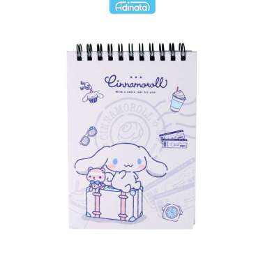 Cinnamoroll A6 Memo Spiral Notebook 2417-4363 - Adinata / Buku Catatan / Memo