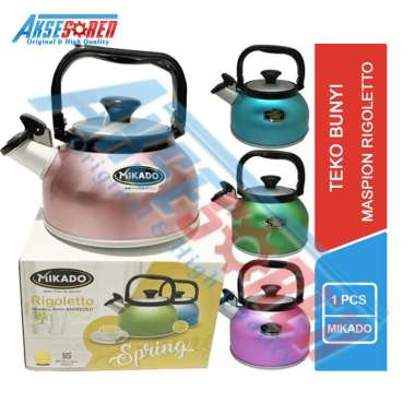 Aksesoren Teko Bunyi Maspion Rigoletto [2.5L/3L/3.5L/5L] / Whistling Kettle Anodized Summer Ceret Pa