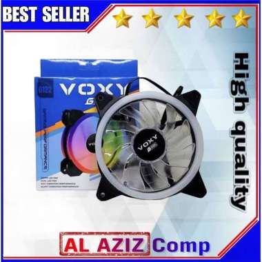 Fan PC Casing Rgb Ukuran 12Cm Voxy