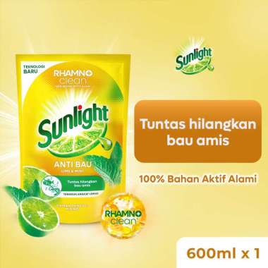 Surabaya - Sunlight Sabun Cuci Piring Cair Refill Extra Anti Bau 600 mL