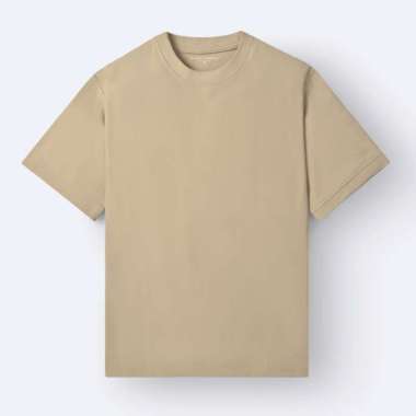 Broodis T-shirt Kaos Polos Oversize PACO Khaki Series Cvc 20s L