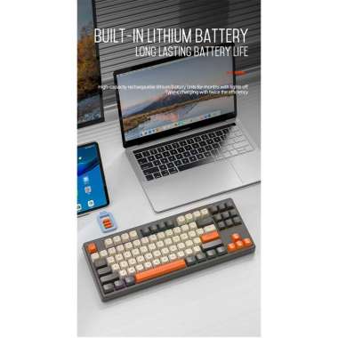Keyboard Gaming Wireless Dual Mode RGB Rechargeable