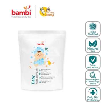 Bambi Baby Hair and Body Bath Refill - 300ml