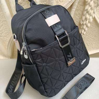 Tas Ransel 2 Fungsi Chibao CB 13011-22-51 Kanvas Wanita CB 13011-22-51 Hitam