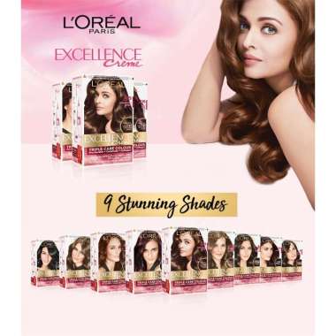 L'OREAL Excellence Hair Color | Cat Rambut Pewarna Rambut Fashion Intense Violet