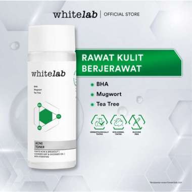 WHITELAB ACNE TONER - 100ML - TONER JERAWAT