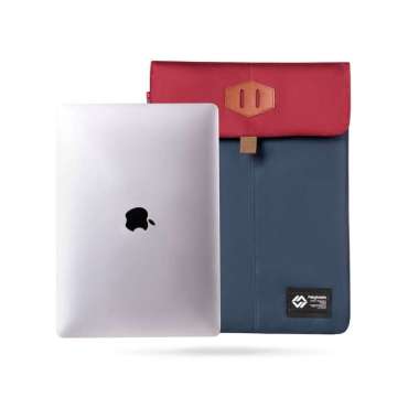 HEYLOOK Official - LAPTOP SLEEVE NAOMI 14 INCH SOFT CASE LAPTOP MACBOOK Maroon Navy
