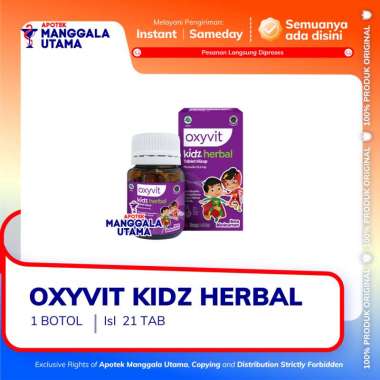 OXYVIT KIDZ HERBAL 21 TABLET HISAP