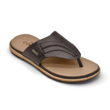 Carvil Sandal Pria Lidano-01 Brown 43