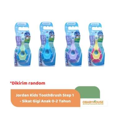 Jordan Kids Toothbrush Step 1 - Sikat Gigi Bayi 0 -2 tahun