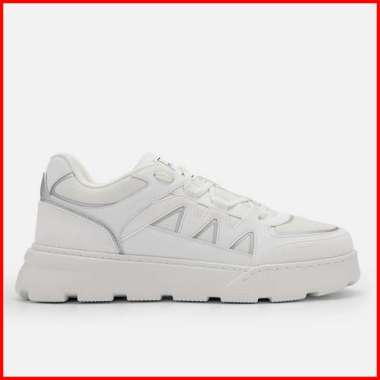 PEDRO SEPATU SNEAKER PRIA ORIGINAL SNEAKERS ALL FULL WHITE PUTIH POLOS PM024