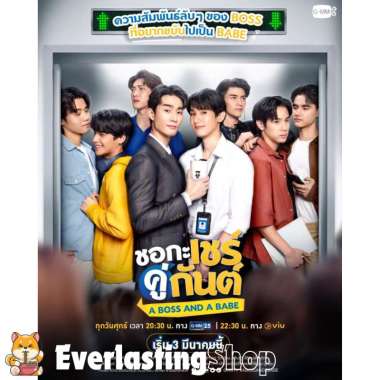 Kaset DVD Drama Thailand A Boss and A Babe 2023 Lakorn Gmmtv Movie Film Romance Office LGBTQ Comedy 