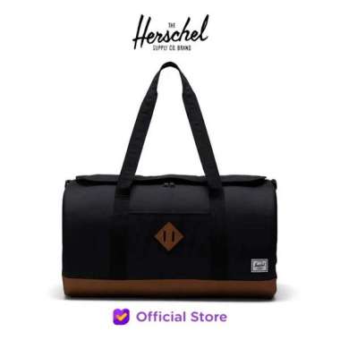 Herschel 37L Heritage Duffle Bag - Black