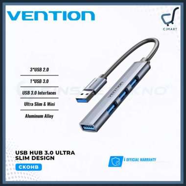 Vention USB Hub 3.0 2.0 4 In 1 Port Ultra Slim Mini