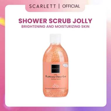 SCARLETT Whitening Shower Scrub/Sabun Mandi Scrub 100% Original -Sabun Cair Scarlett Jolly