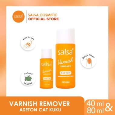 SALSA Vernish Remover Aseton -Pembersih Kutek/ Penghilang Cat Kuku 80ml
