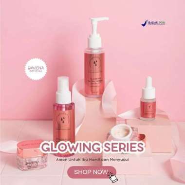 GLOWING SERIES | DAVIENA SKINCARE | DAVIENA -Daviena Skincare Brightening Glowing Series untuk menec
