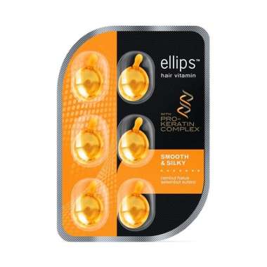 ELLIPS Hair Vitamin Series Blister Keratin | Pro Keratin (isi 6 Butir) - Vitamin Rambut PRO Smooth &
