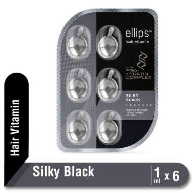 ELLIPS Hair Vitamin Series Blister Keratin | Pro Keratin (isi 6 Butir) - Vitamin Rambut PRO Silky Bl